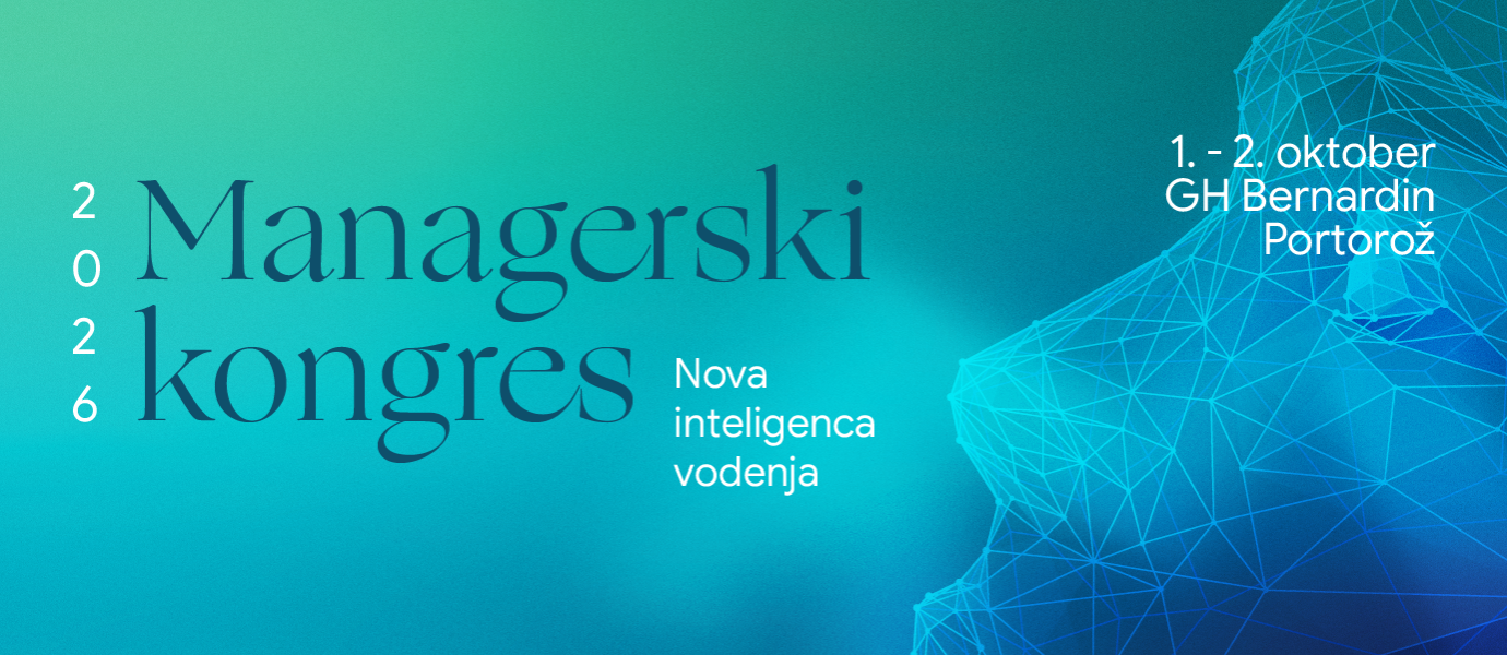 Na Managerskem kongresu 2026 o temni strani umetne inteligence